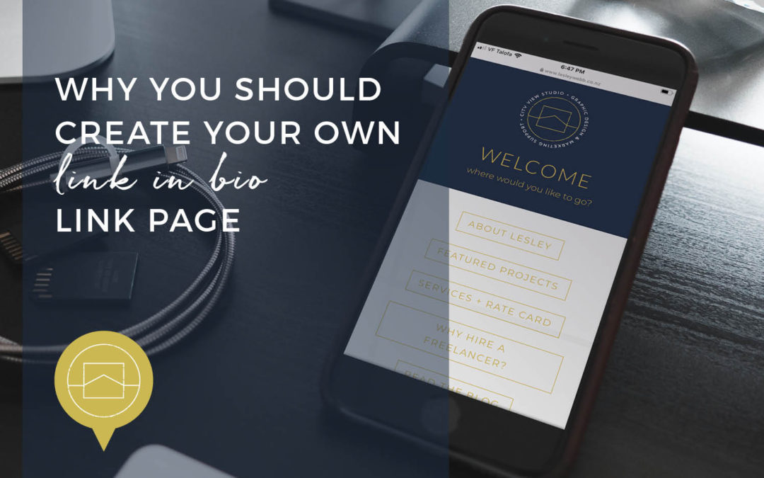 Why you should create your own “link in bio” link page